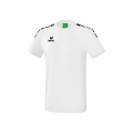 Erima Leisure Training T-shirt Essential 5-C - Cotton blend - white/black Men